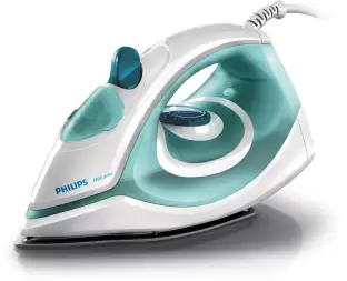 PHILIPS GC1903/21 1300 W Steam Iron  (White and Green)